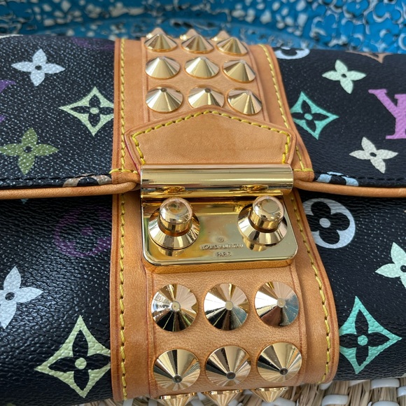 LOUIS VUITTON COURTNEY CLUTCH MULTI NOIR FL0170 ‼️PURGE SALE‼️ - Picture 5 of 16